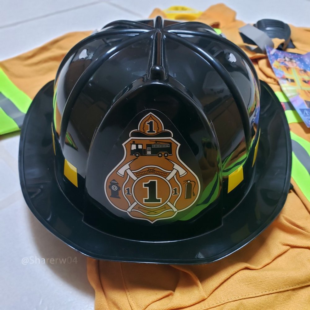 Toddler Firefighter Size 5-6 Costume Little Kid NWT! - Picture 3 of 9